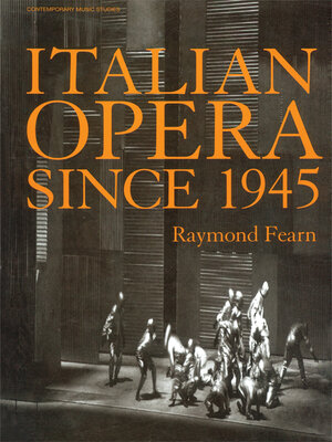 cover image of Italian Opera Since 1945